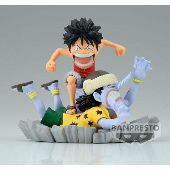 FIGURA LUFFY VS ARLONG WCF LOG STORIES ONE PIECE 7CM image 1