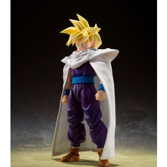 FIGURA S.H FIGUARTS SUPER SAIYAN SON GOHAN THE WARRIOR WHO SURPASSED GOKU DRAGON BALL Z 11CM image 1