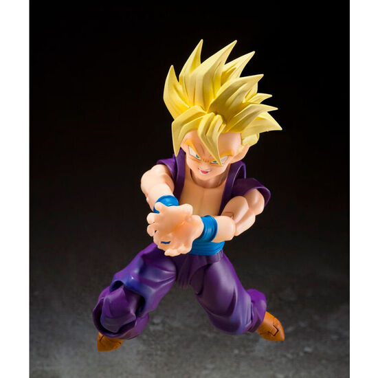FIGURA S.H FIGUARTS SUPER SAIYAN SON GOHAN THE WARRIOR WHO SURPASSED GOKU DRAGON BALL Z 11CM image 3
