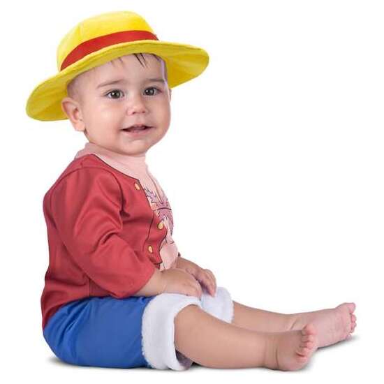 DISFRAZ LUFFY GORRO Y MONO TALLA 12-24 M image 1