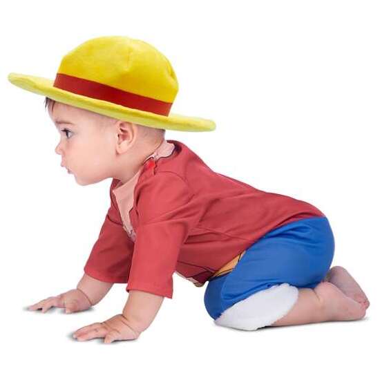 DISFRAZ LUFFY GORRO Y MONO TALLA 12-24 M image 2