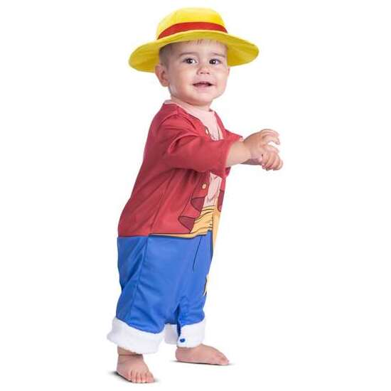 DISFRAZ LUFFY GORRO Y MONO TALLA 12-24 M image 4
