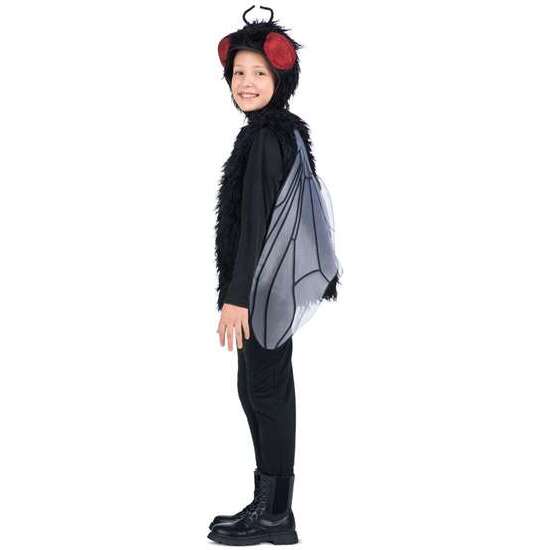 DISFRAZ MOSCA GORRO Y TOP CON ALAS TALLA 7-9 Y image 1