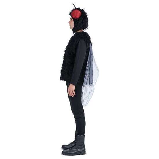 DISFRAZ MOSCA GORRO Y TOP CON ALAS TALLA S image 1