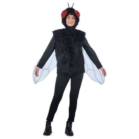 DISFRAZ MOSCA GORRO Y TOP CON ALAS TALLA S image 3