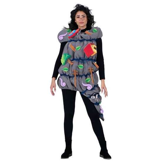 DISFRAZ TORNADO VESTIDO CON ACCESORIOS TALLA ONE SIZE ADULT image 0