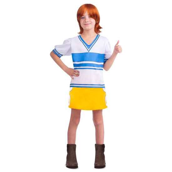 DISFRAZ NAMI PELUCA, CAMISETA Y FALDA TALLA 10-12 Y image 0