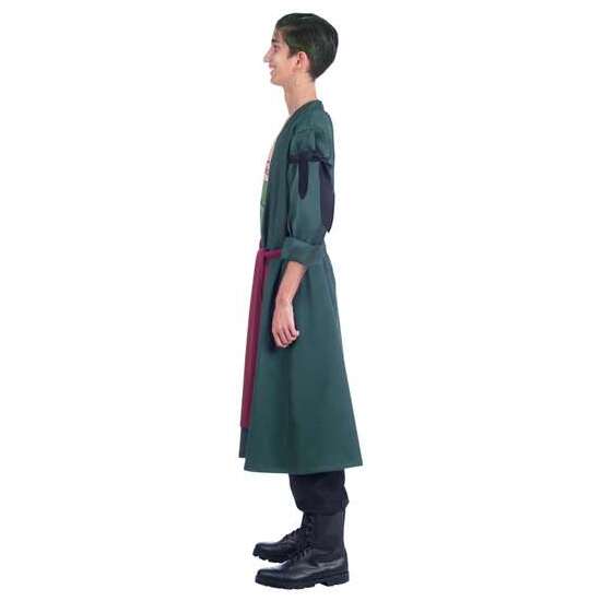 DISFRAZ RORONOA ZORO CREMA PARA EL PELO, PENDIENTES, CHAQUETA, PAÑUELO, FAJÍN Y PANTALÓN TALLA L image 2