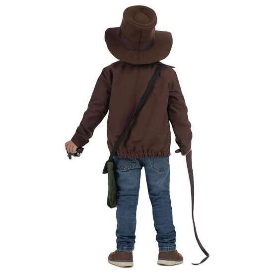 DISFRAZ YO QUIERO SER ARQUEÓLOGO/A SOMBRERO, CHAQUETA CON CAMISA, CINTURÓN, PISTOLERA, PISTOLA, LÁTIGO Y BOLSA TALLA 3-5 Y image 2