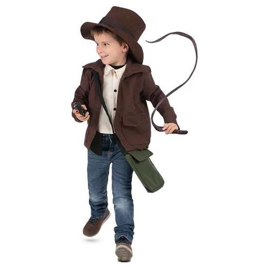 DISFRAZ YO QUIERO SER ARQUEÓLOGO/A SOMBRERO, CHAQUETA CON CAMISA, CINTURÓN, PISTOLERA, PISTOLA, LÁTIGO Y BOLSA TALLA 5-7 Y image 3