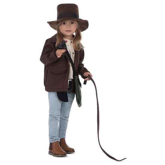 DISFRAZ YO QUIERO SER ARQUEÓLOGO/A SOMBRERO, CHAQUETA CON CAMISA, CINTURÓN, PISTOLERA, PISTOLA, LÁTIGO Y BOLSA TALLA 5-7 Y image 7