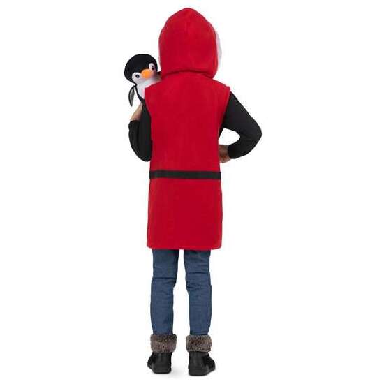 DISFRAZ YO QUIERO SER EXPLORADOR/A DEL POLO NORTE  GAFAS DE SKI, CHALECO CON CAPUCHA Y PINGÜINO DE PELUCHE TALLA 3-5 Y image 2