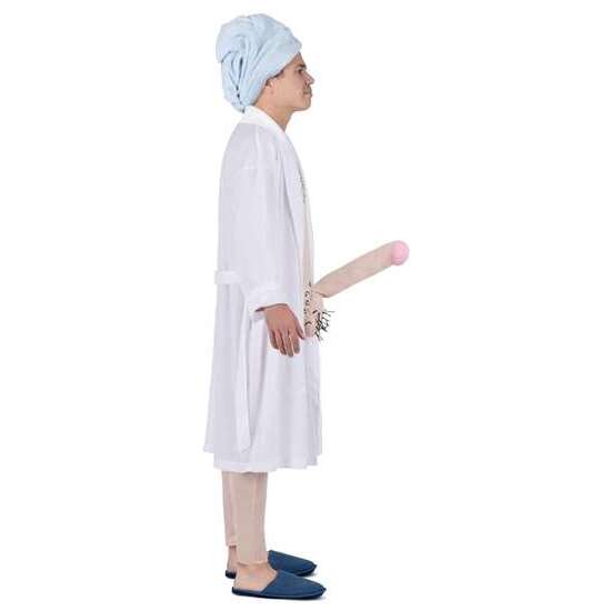 DISFRAZ ROCKET MAN MONO, ALBORNOZ Y TOALLA TALLA ONE SIZE ADULT image 1