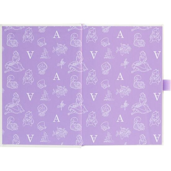 CUADERNO A5 PREMIUM + BOLIGRAFO ALICIA EN EL PAIS DE LAS MARAVILLAS DISNEY image 2