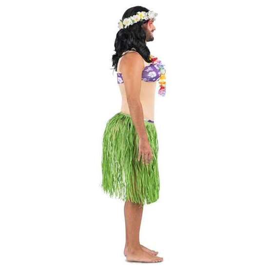 DISFRAZ ALOHA TOCADO, COLLAR, BODY CON RELLENO Y FALDA TALLA ONE SIZE image 1
