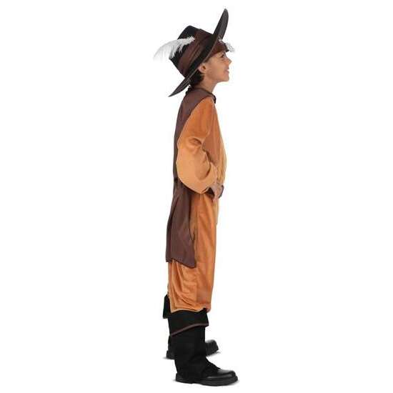 DISFRAZ GATO CON BOTAS SOMBRERO, MÁSCARA, CAPA, MONO, CINTURÓN, COLA Y POLAINAS TALLA 10-12 Y image 1