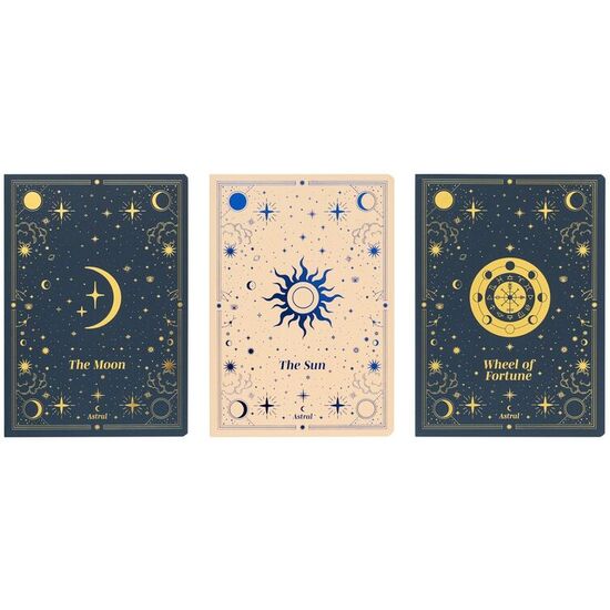 SET 3 CUADERNOS A5 ASTRAL image 1