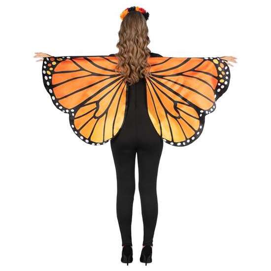 DISFRAZ CATRINA MARIPOSA TOCADO, MONO Y ALAS TALLA L image 2