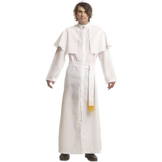 DISFRAZ IL PAPA TOCADO, TÚNICA Y FAJÍN TALLA XXL image 0