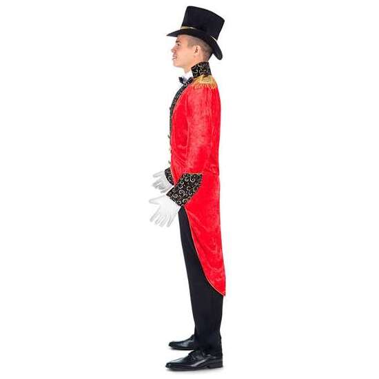DISFRAZ JEFE DE PISTA CHAQUETA CON CHALECO, PANTALÓN, SOMBRERO Y PAJARITA TALLA XXXL image 3