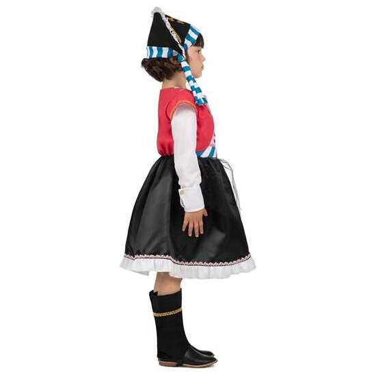 DISFRAZ PIRATA GORRO, VESTIDO CON CORPIÑO, CHALECO Y CINTURÓN, Y CUBREBOTAS TALLA 10-12 Y image 3