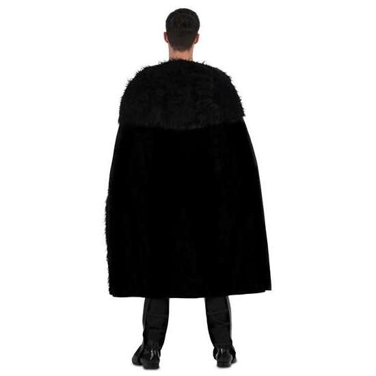 DISFRAZ SEÑOR DEL NORTE CAPA CON CORREAJE, TÚNICA, CINTURÓN, MITONES Y CUBRE BOTAS TALLA L image 2