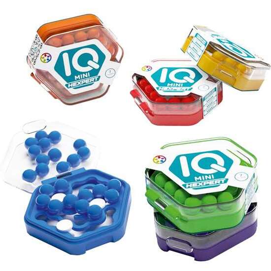 JUEGO IQ MINI HEXPERT SURTIDO ¡MISMO TAMAÑO MINI, DOS VECES MÁS DIFÍCIL! 24 UNIDADES - MODELOS SURTIDOS image 0