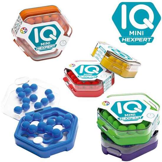 JUEGO IQ MINI HEXPERT SURTIDO ¡MISMO TAMAÑO MINI, DOS VECES MÁS DIFÍCIL! 24 UNIDADES - MODELOS SURTIDOS image 1