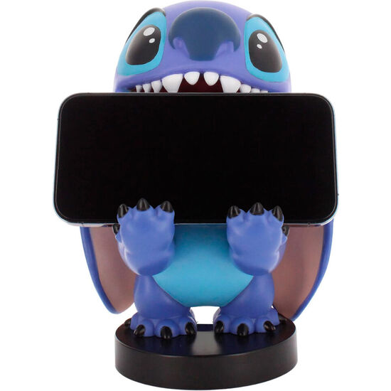 CABLE GUY SOPORTE SUJECION SMILEY STITCH DISNEY 20CM image 1