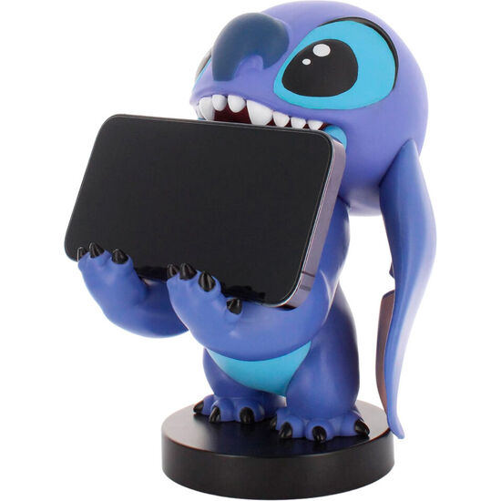 CABLE GUY SOPORTE SUJECION SMILEY STITCH DISNEY 20CM image 3