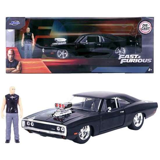 FAST&FURIOUS DODGE CON FIGURA TORETTO 1:24 image 0