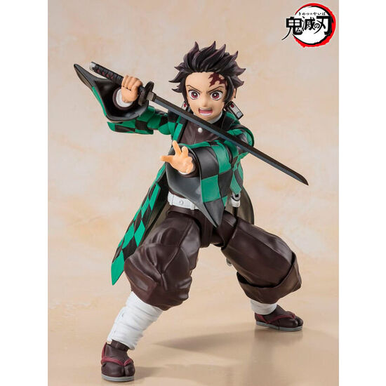 FIGURA S.H FIGUARTS TANJIRO KAMADO DEMON SLAYER KIMETSU NO YAIBA 14CM image 3