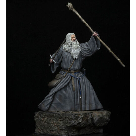 FIGURA GANDALF EN MORIA EL SEÑOR DE LOS ANILLOS 18CM image 1