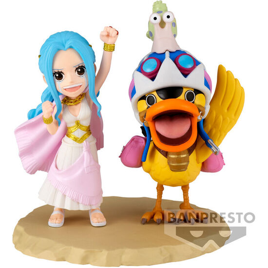FIGURA WORLD COLLECTABLE LOG SERIES NEFELTARI VIVI & KAROO ONE PIECE 7CM image 0