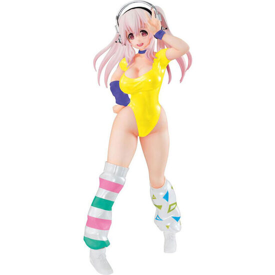 FIGURA SUPER SONICO 80 ANOTHER COLOR BLUE YELLOW SONICO 18CM image 0
