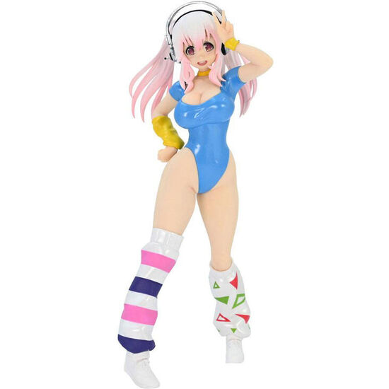 FIGURA SUPER SONICO 80 ANOTHER COLOR BLUE SUPER SONICO 18CM image 0