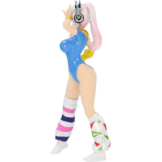 FIGURA SUPER SONICO 80 ANOTHER COLOR BLUE SUPER SONICO 18CM image 1