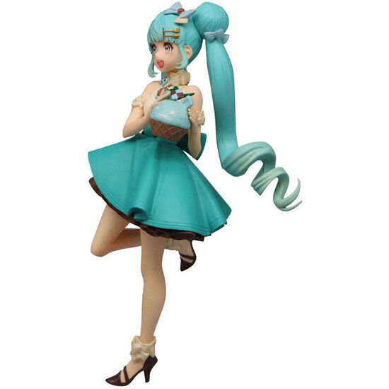 FIGURA HATSUNE MIKU CHOCOLATE MINT SWEET SWEETS HATSUNE MIKU 17CM image 1
