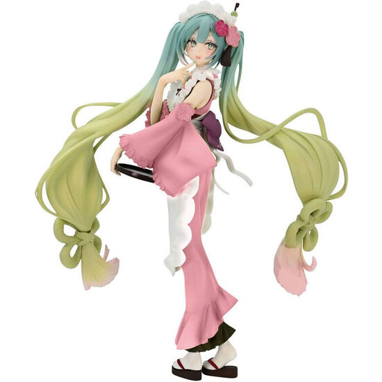 FIGURA HATSUNE MIKU MATCHA GREEN TEA PARFAIT ANOTHER EXCEED CREATIVE HATSUNE MIKU 20CM image 0
