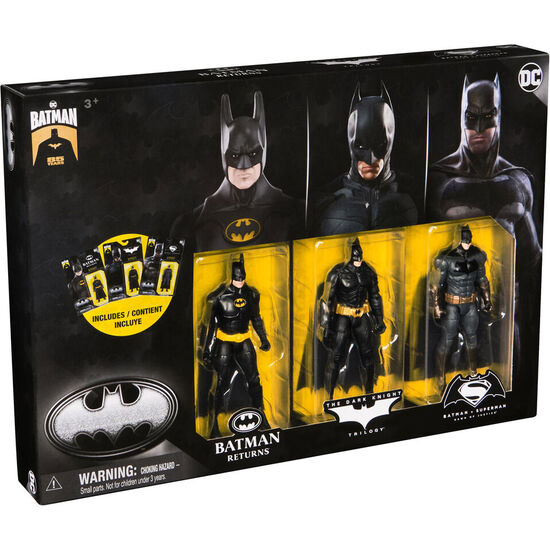 BLISTER 3 FIGURAS BATMAN DC COMICS SURTIDO 30CM image 1