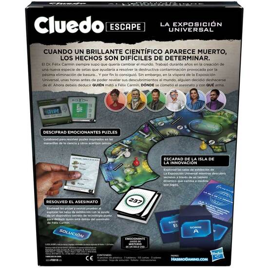 JUEGO CLUEDO ESCAPE EXP. UNIVERSAL image 2