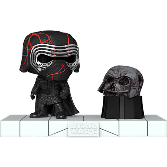 FIGURA POP DELUXE STAR WARS KYLO REN WITH DARTH VADER HELMET image 1