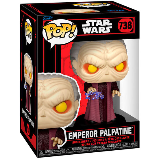 FIGURA POP STAR WARS EMPEROR PALPATINE image 0