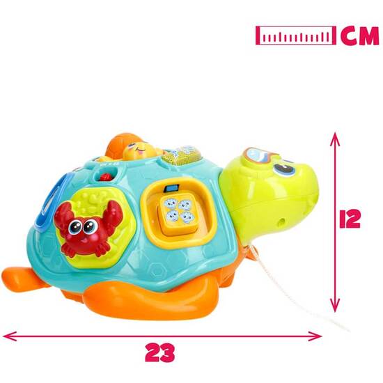 TORTUGA MUSICAL ARRASTRE C/LUZ image 1