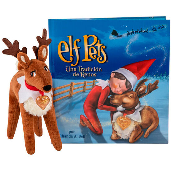 SET CUENTO + PELUCHE RENO ELF PETS ESPAÑOL image 0