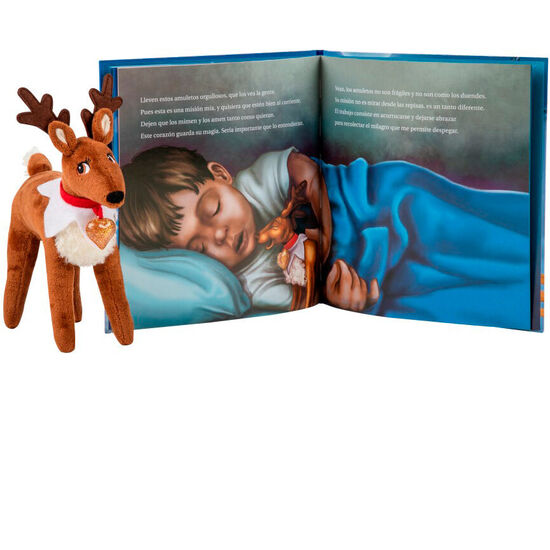 SET CUENTO + PELUCHE RENO ELF PETS ESPAÑOL image 1