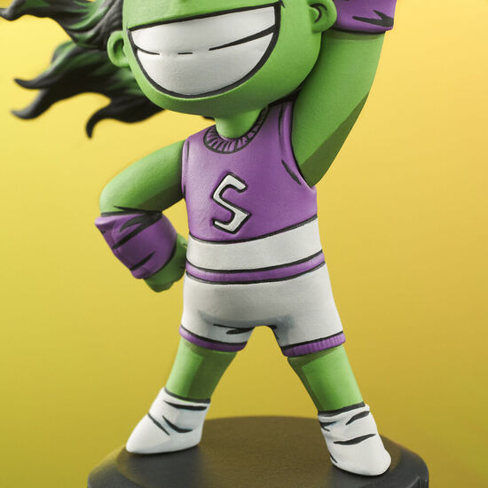 FIGURA SHE HULK ANIMATED STYLE MARVEL 13CM image 3
