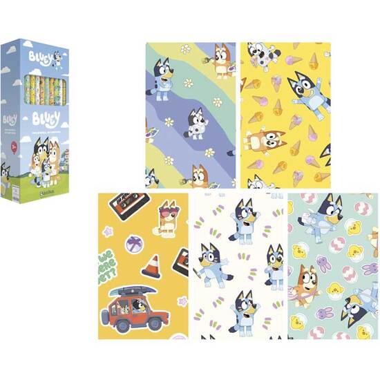 ROLLO PAPEL REGALO BLUEY 70X200 CM. image 0