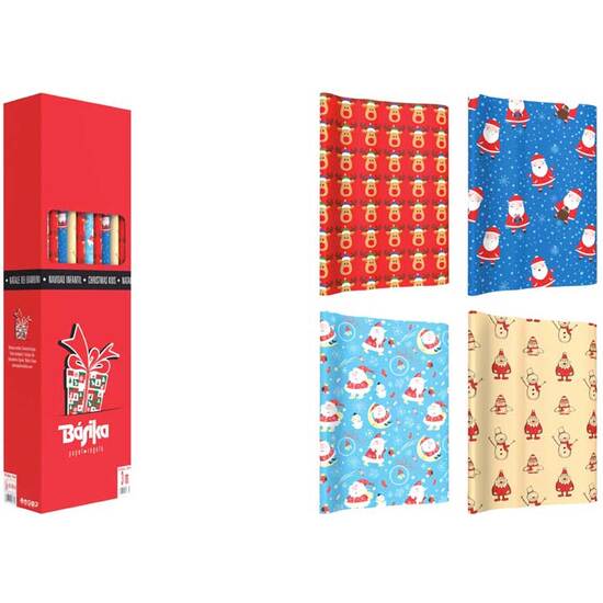 ROLLO PAPEL REGALO NAVIDAD 100X300C image 0