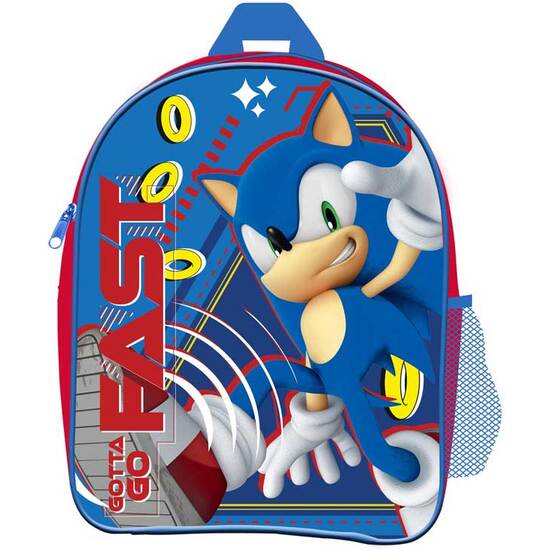MOCHILA INFANTIL SONIC 25CM. image 0
